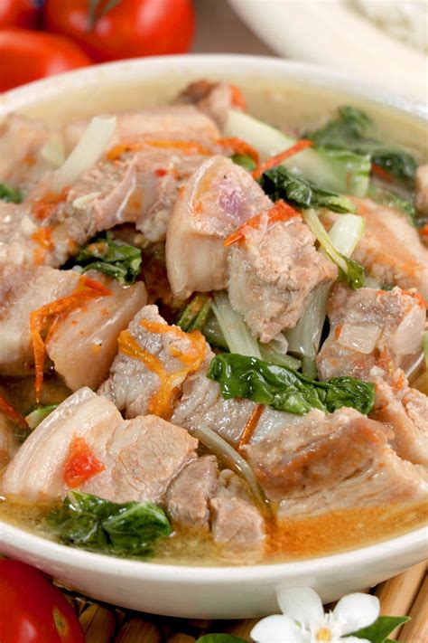 Kinamatisang Baboy (Simple Pork Soup with .